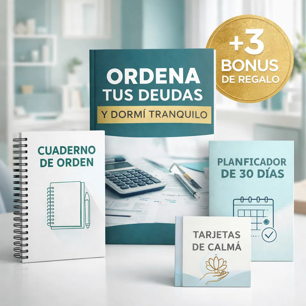 ORDENA TUS DEUDAS Y DORMI TRANQUILO + 3 BONUS DE REGALO