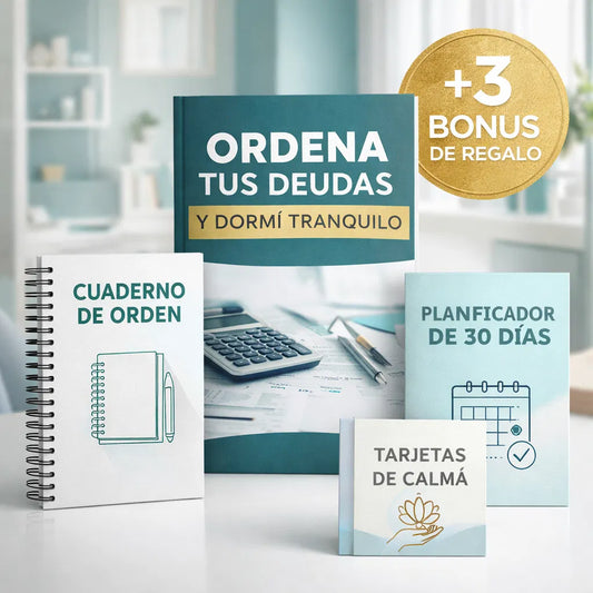 ORDENA TUS DEUDAS Y DORMI TRANQUILO + 3 BONUS DE REGALO